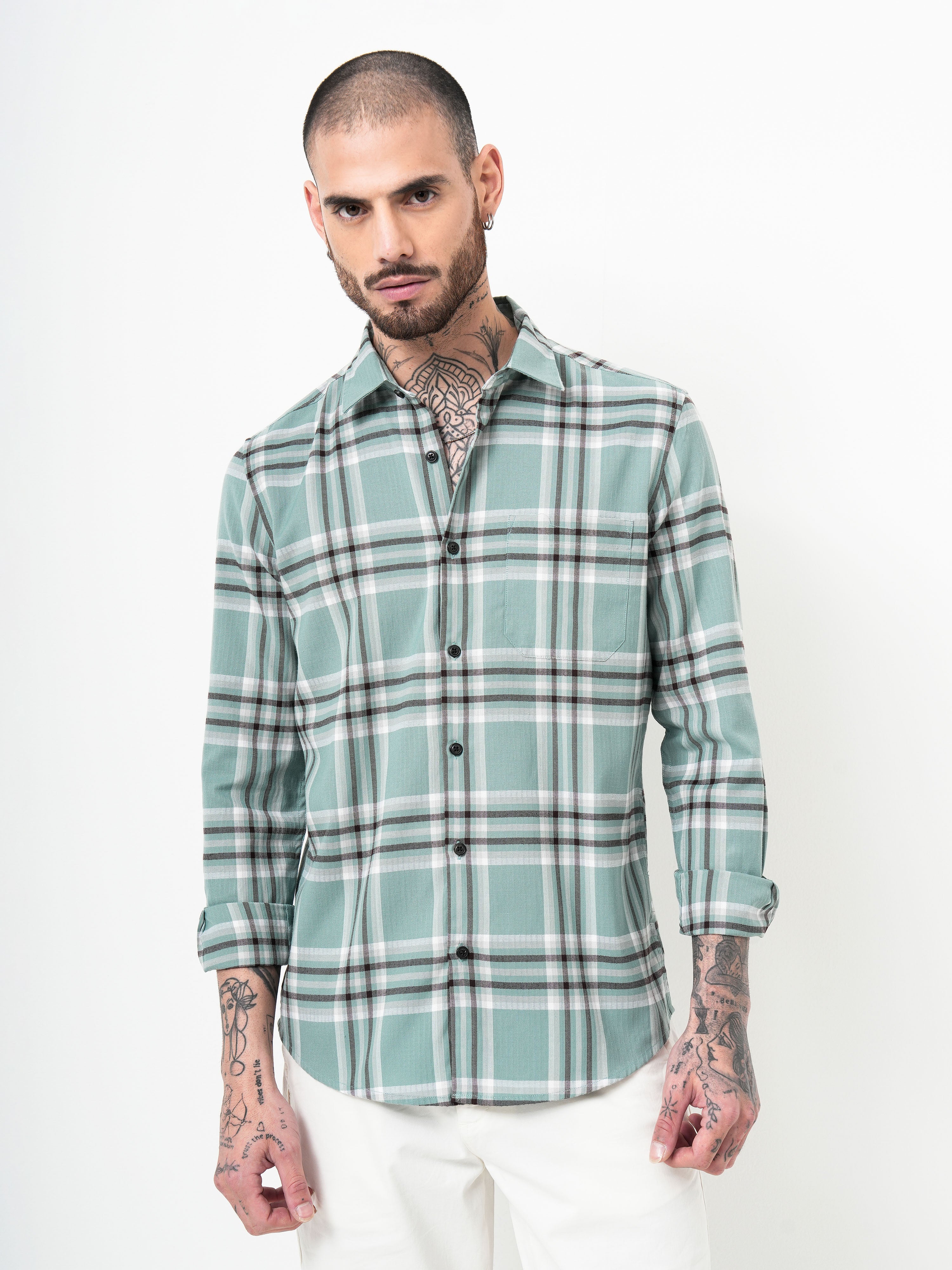 MEN'S CHECKS SHIRT