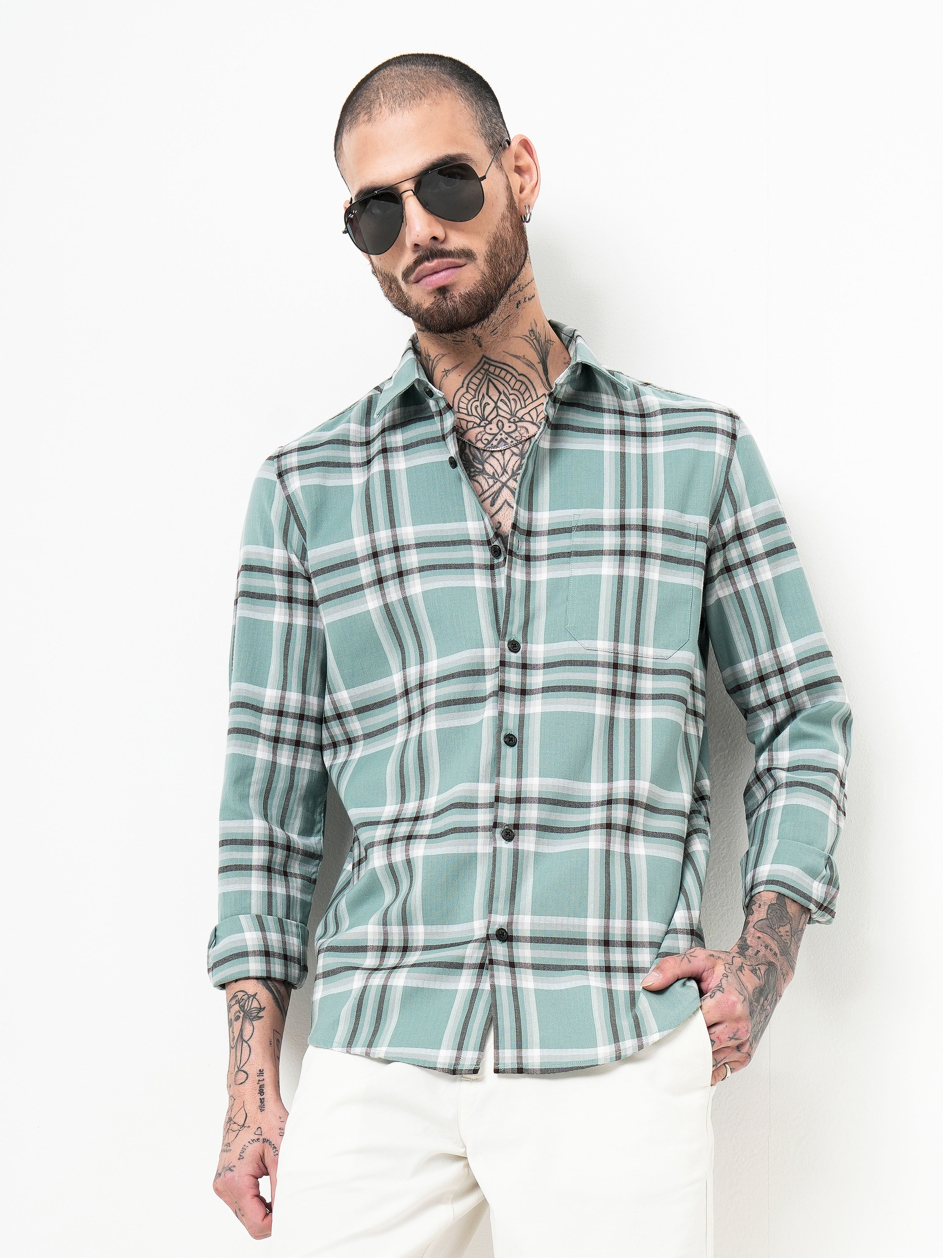 MEN'S CHECKS SHIRT