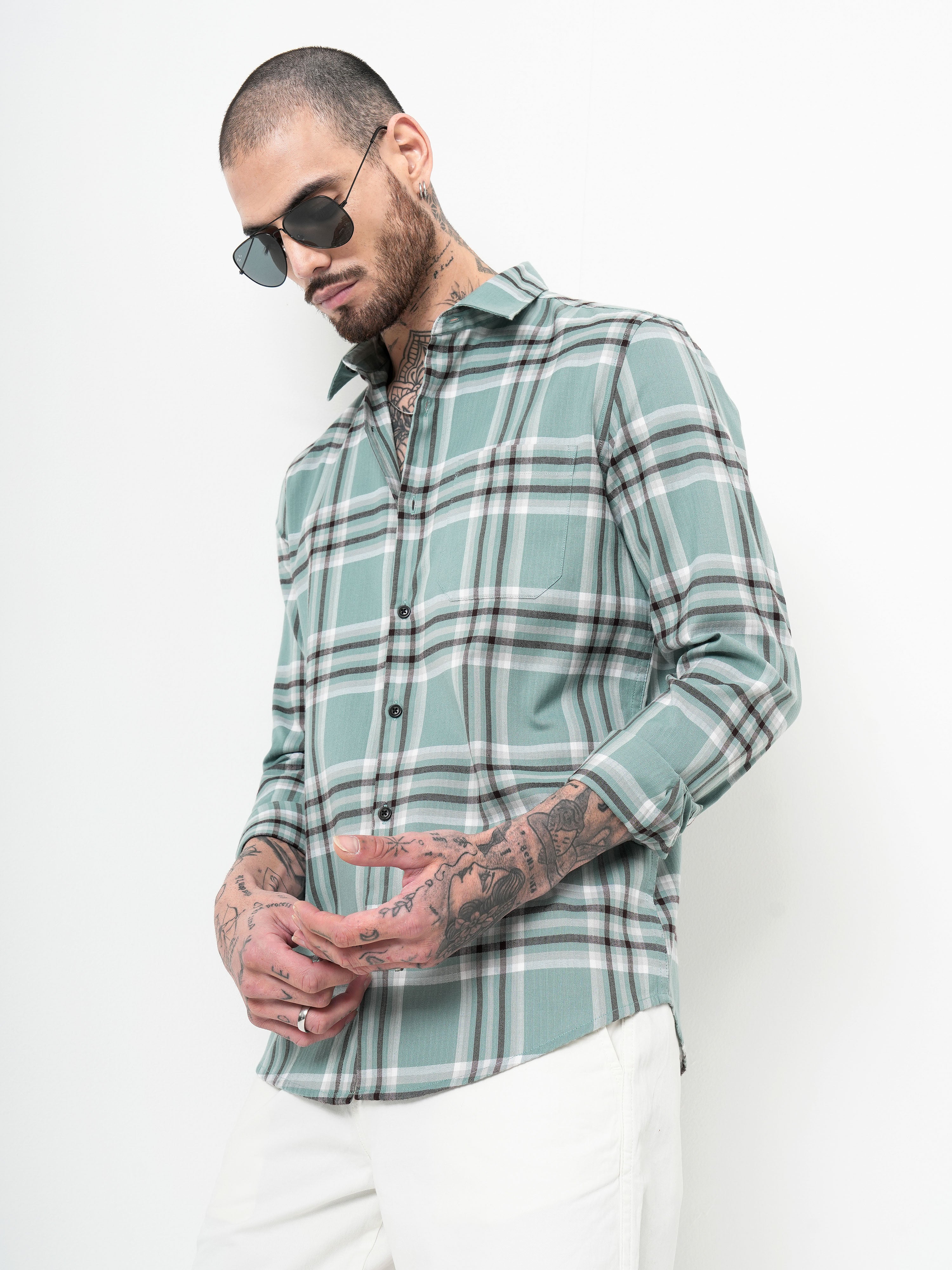 MEN'S CHECKS SHIRT