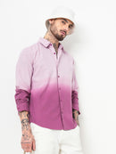 OMBRE DYED SLIM FIT SHIRT