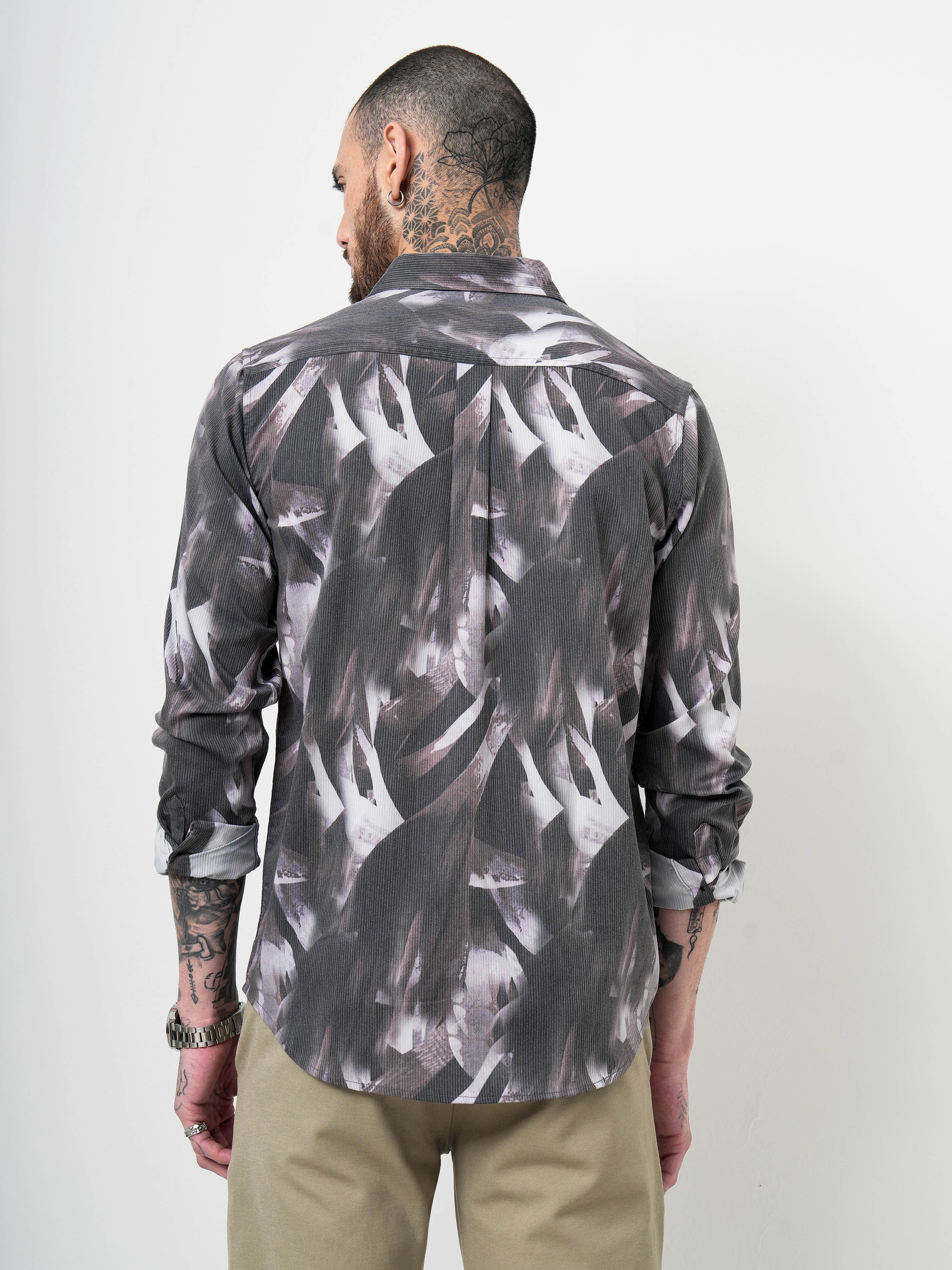 ABSTRACT PRINT REGULAR FIT SHIRT