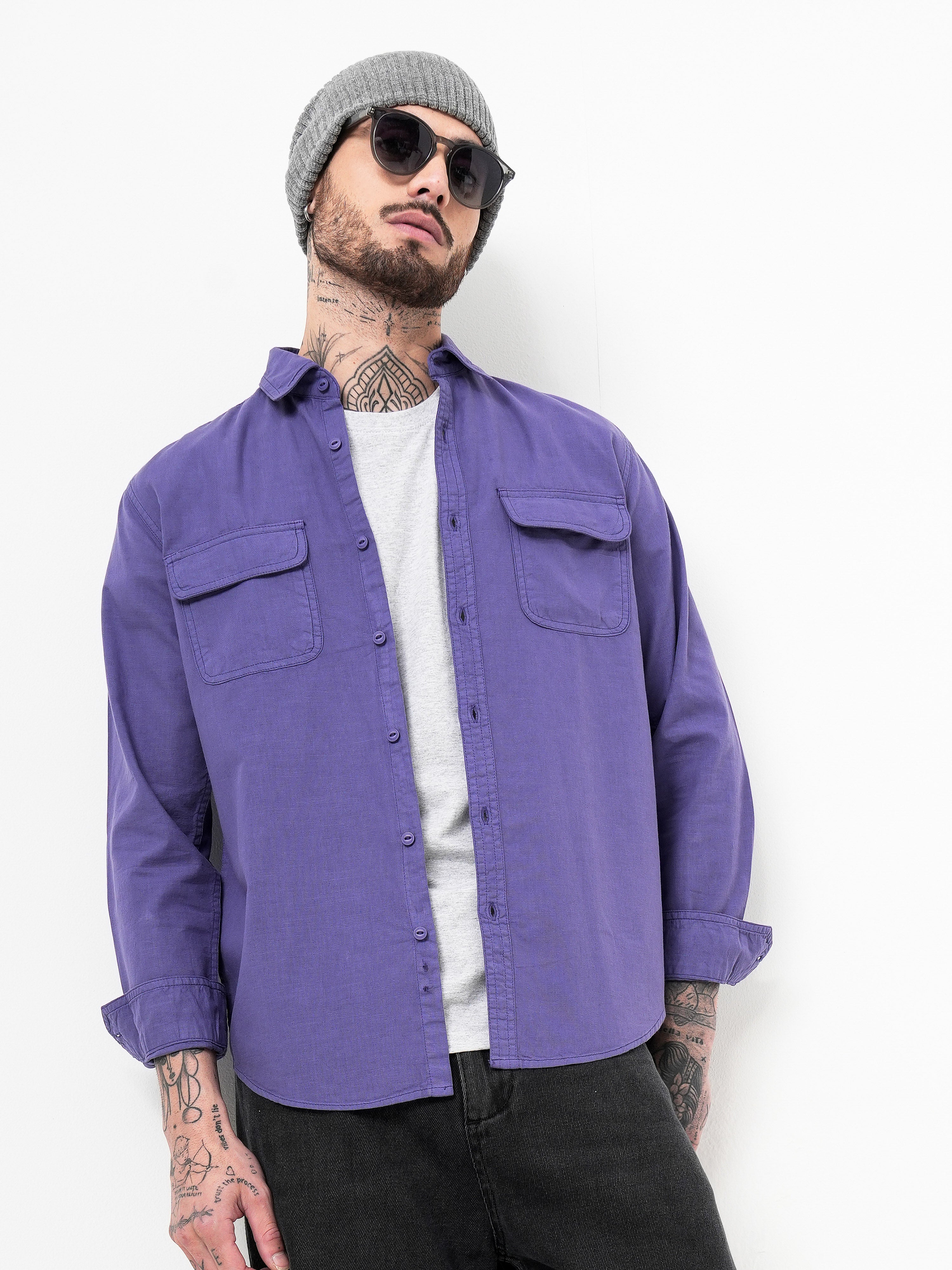 REACTIVE DYE REGULAR FIT SHIRT