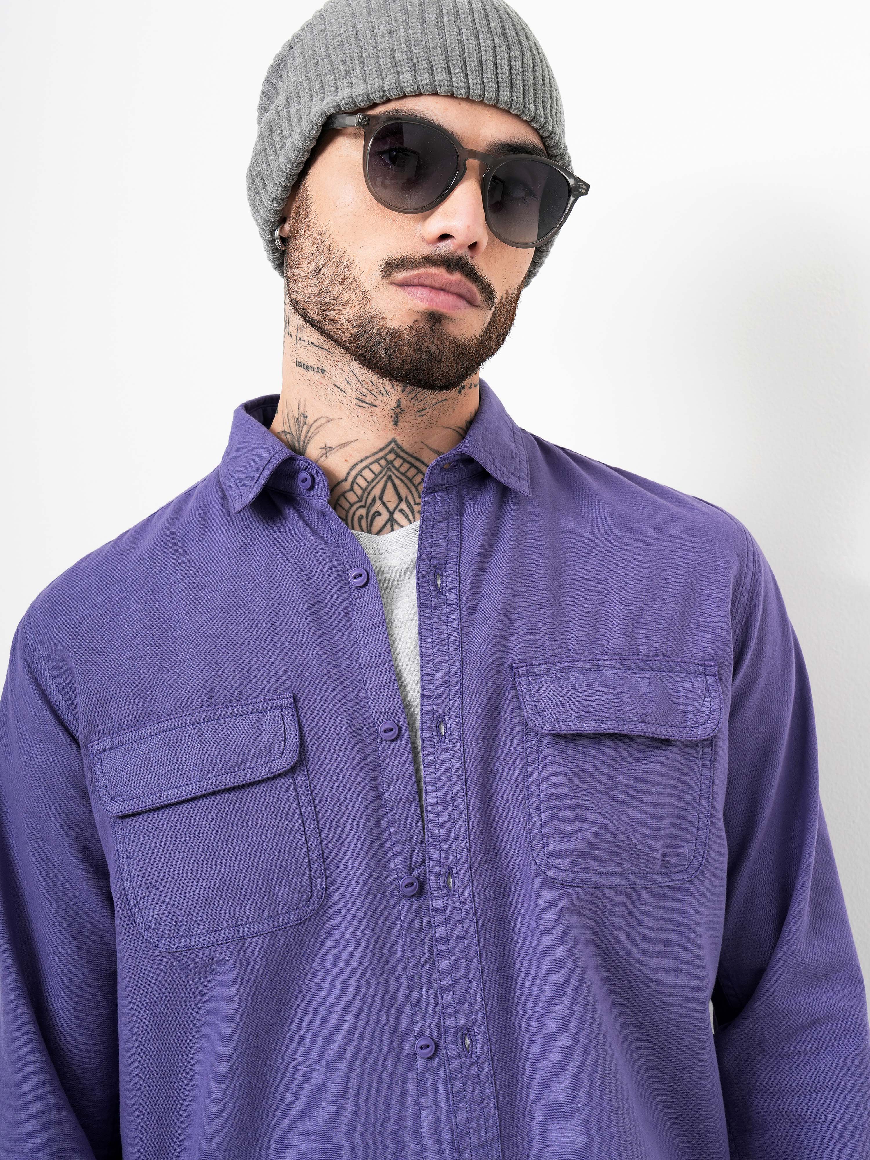 REACTIVE DYE REGULAR FIT SHIRT