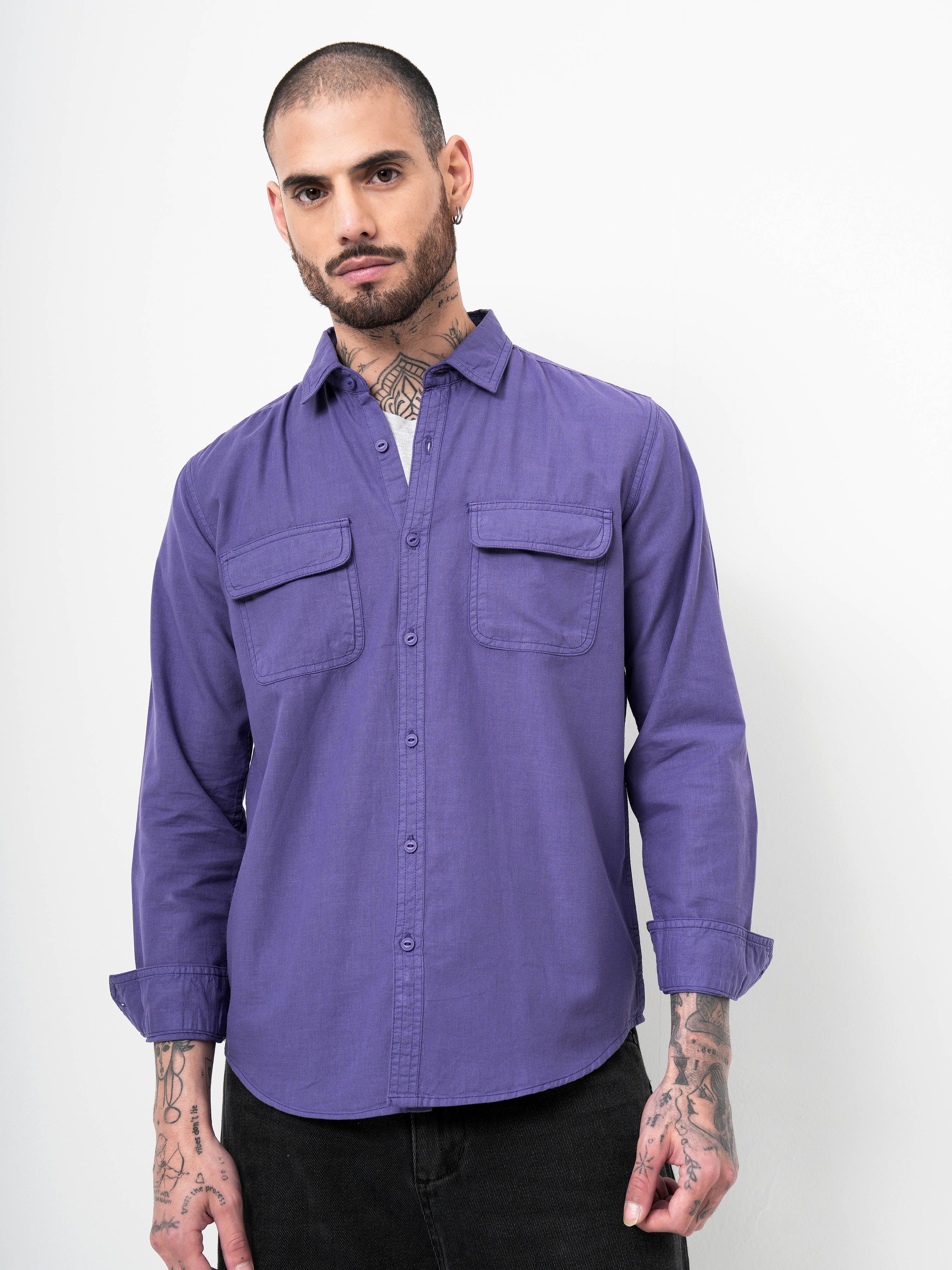 REACTIVE DYE REGULAR FIT SHIRT