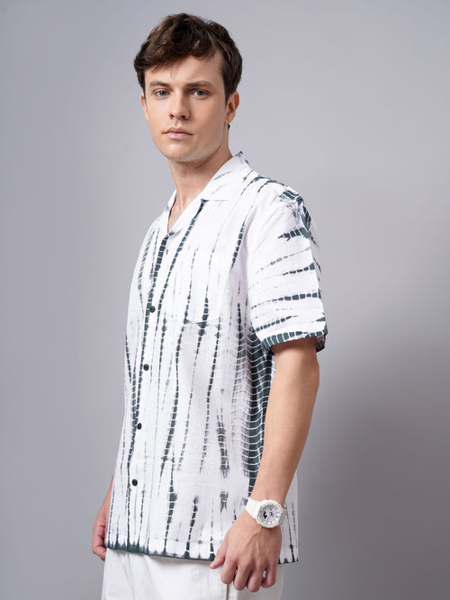 DIP AND DYE SLIM FIT SHIRT