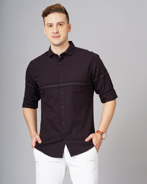 MEN'S PLACEMENT STRIPES SHIRT