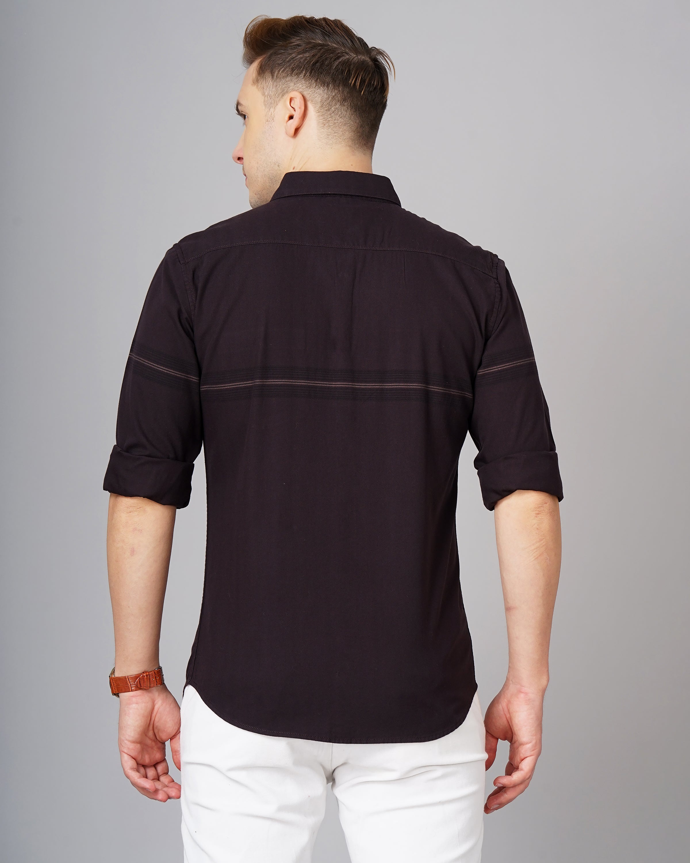 MEN'S PLACEMENT STRIPES SHIRT