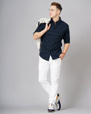 MEN'S PLACEMENT STRIPES SHIRT
