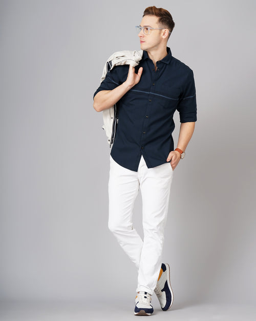 MEN'S PLACEMENT STRIPES SHIRT