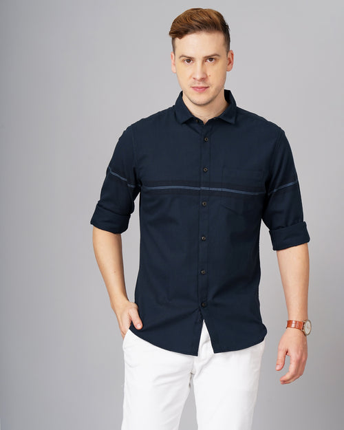 MEN'S PLACEMENT STRIPES SHIRT
