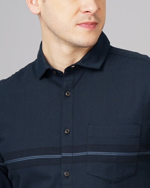 MEN'S PLACEMENT STRIPES SHIRT