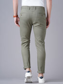 SLIM FIT FLAT-FRONT TROUSERS WITH INSERT POCKETS