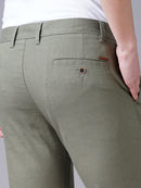 SLIM FIT FLAT-FRONT TROUSERS WITH INSERT POCKETS