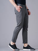 SLIM FIT FLAT-FRONT TROUSERS WITH INSERT POCKETS