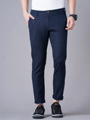 SLIM FIT FLAT-FRONT TROUSERS WITH INSERT POCKETS