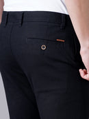 SLIM FIT FLAT-FRONT TROUSERS WITH INSERT POCKETS