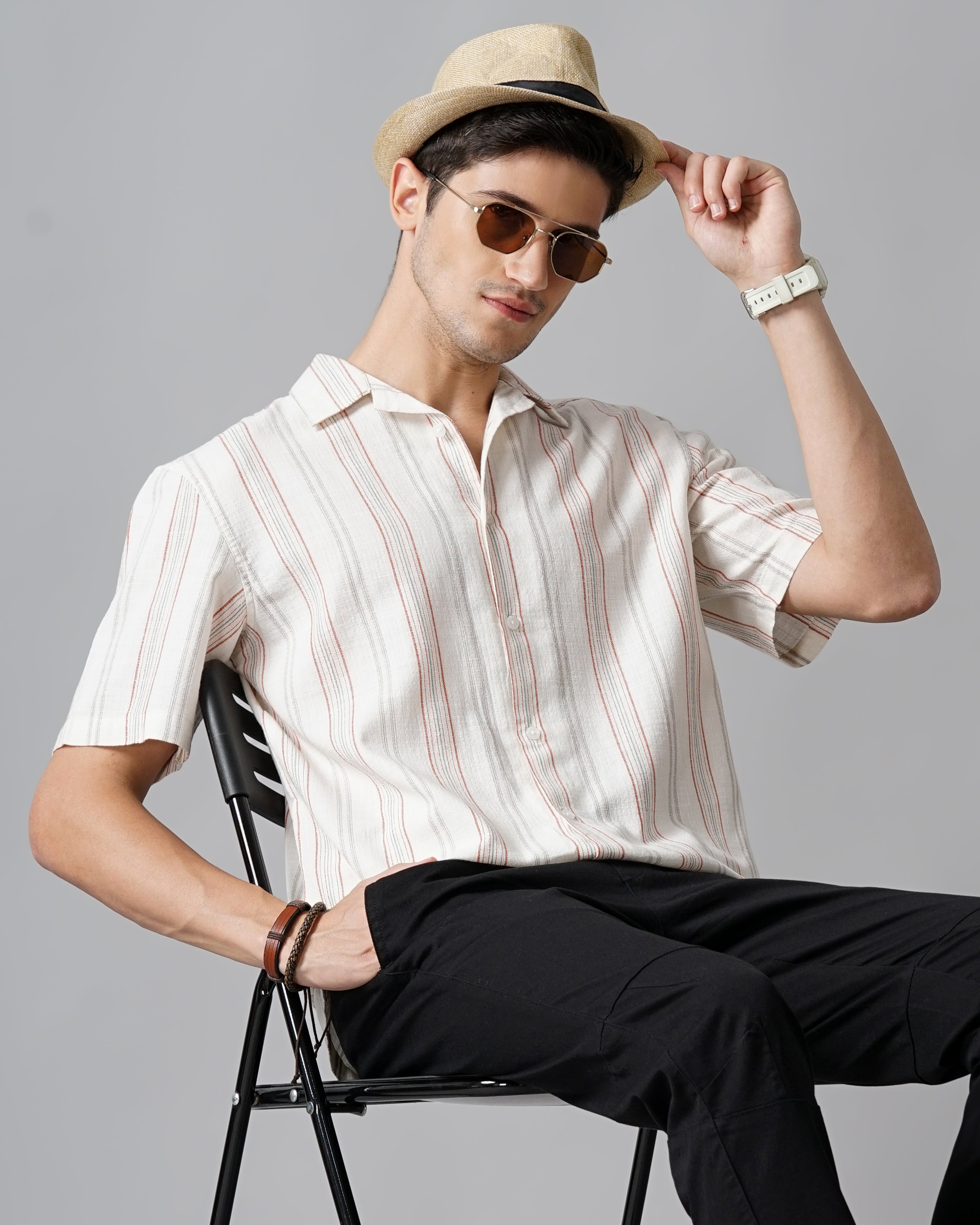 MEN'S STRIPES SHIRT