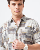 ABSTRACT PRINT  SHIRT