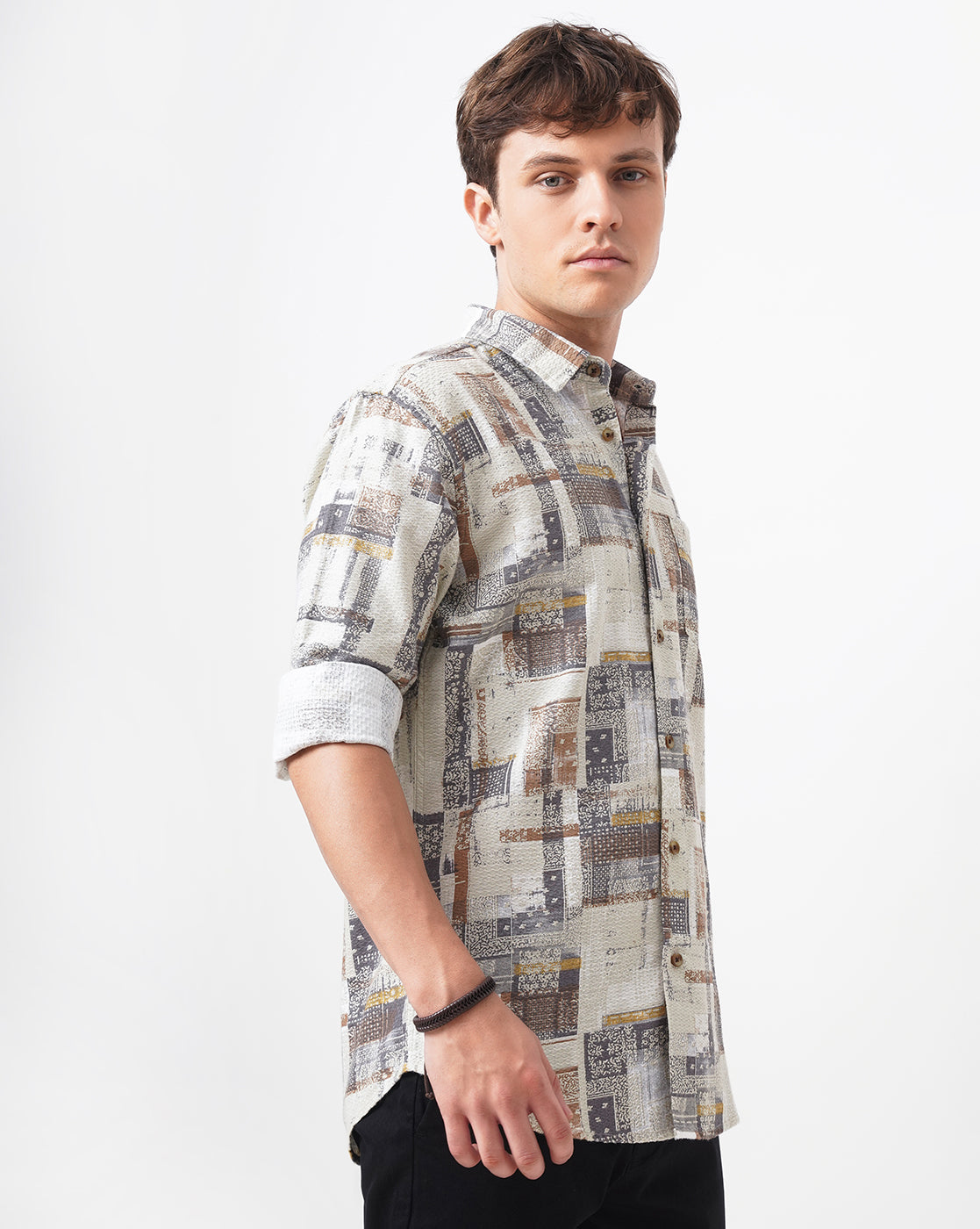 ABSTRACT PRINT  SHIRT