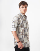ABSTRACT PRINT  SHIRT