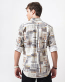 ABSTRACT PRINT  SHIRT