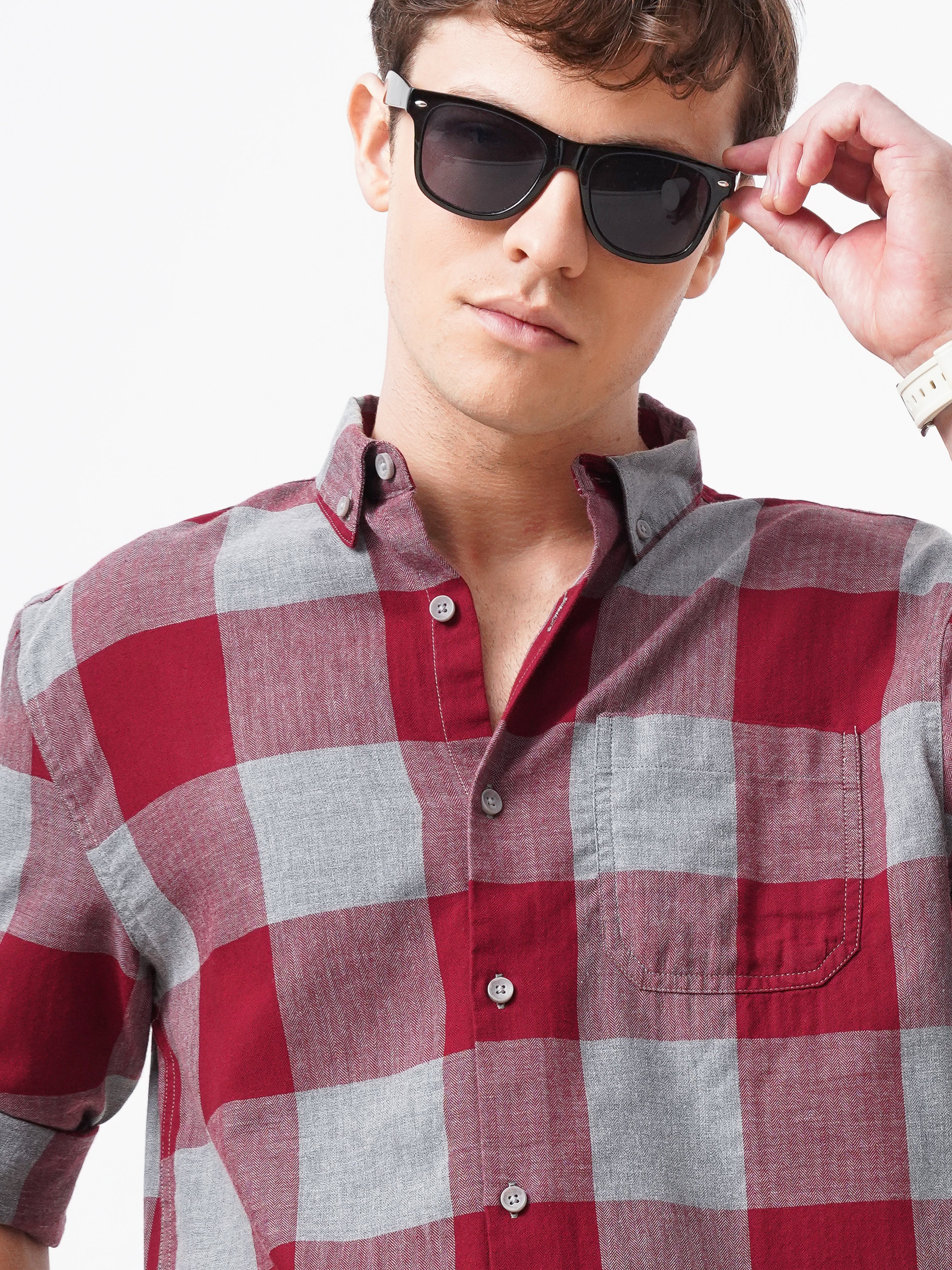 Men's Checks Shirt