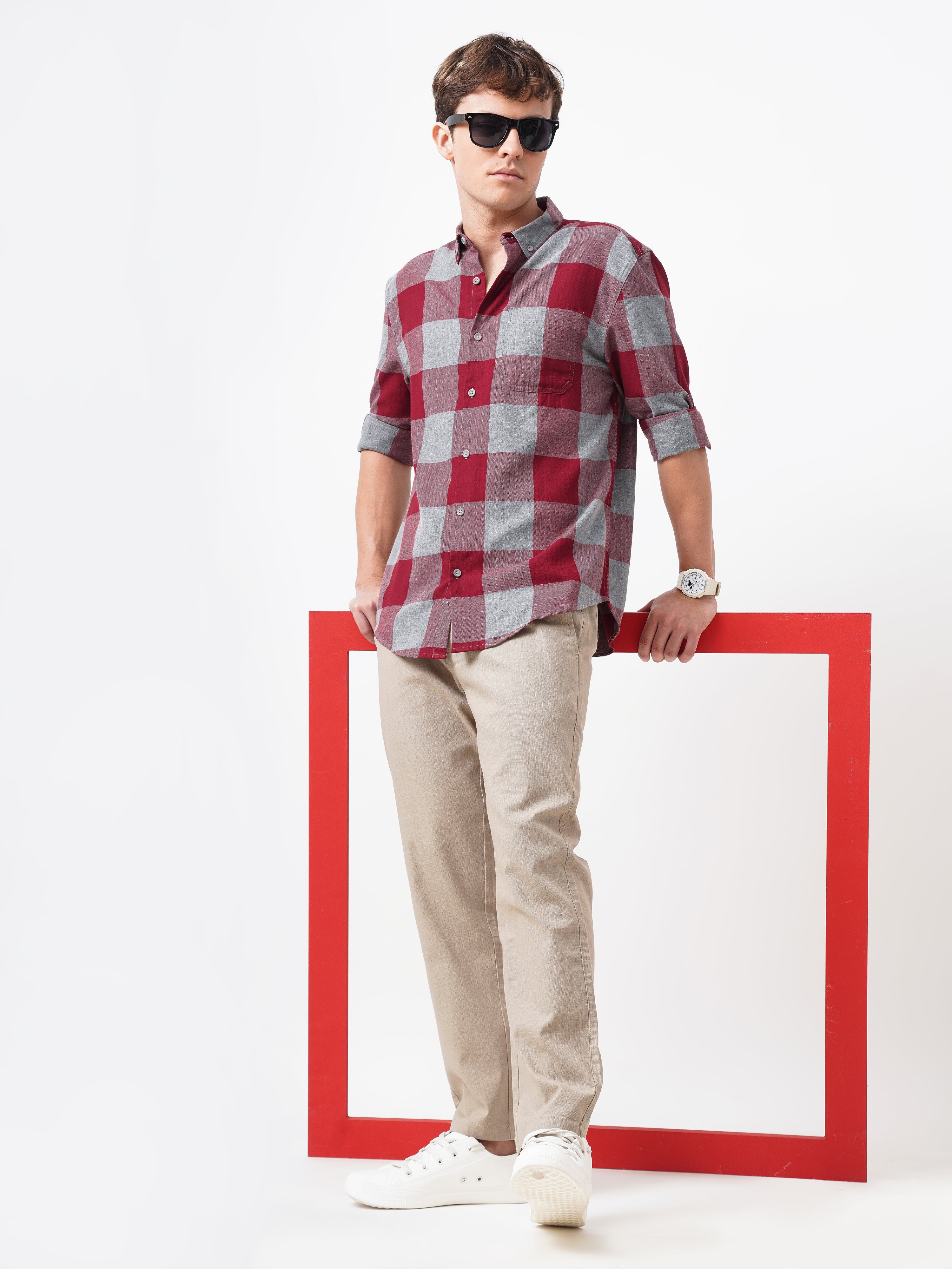Men's Checks Shirt