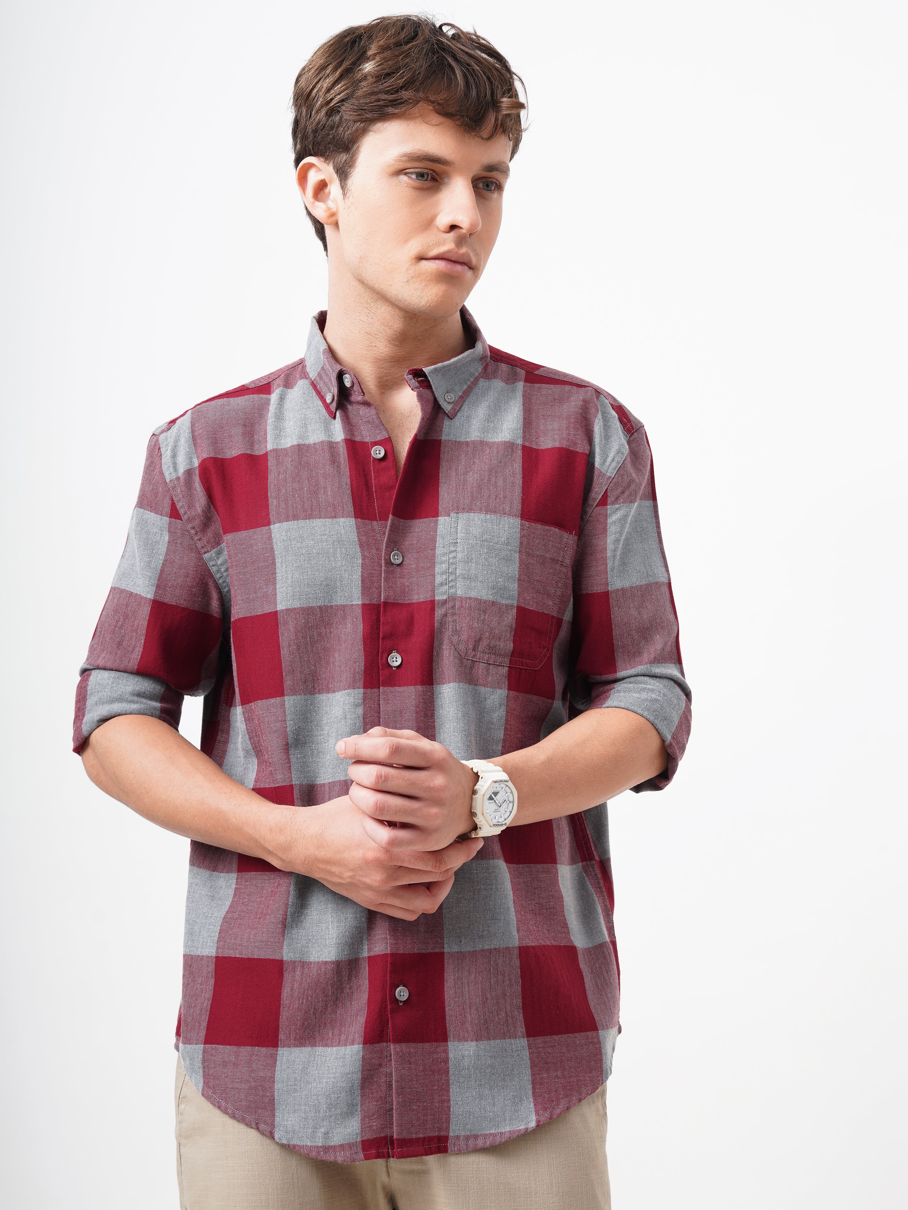 Men's Checks Shirt