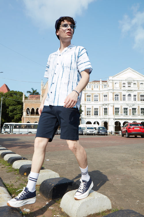 DIP AND DYE SLIM FIT SHIRT