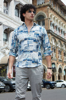 ABSTRACT PRINT  SHIRT