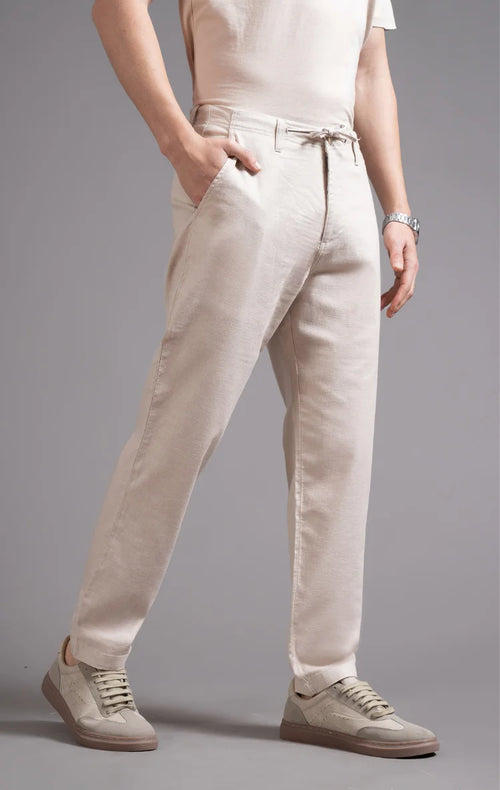 Men's DrawString  Regular Fit Chinos Trouser