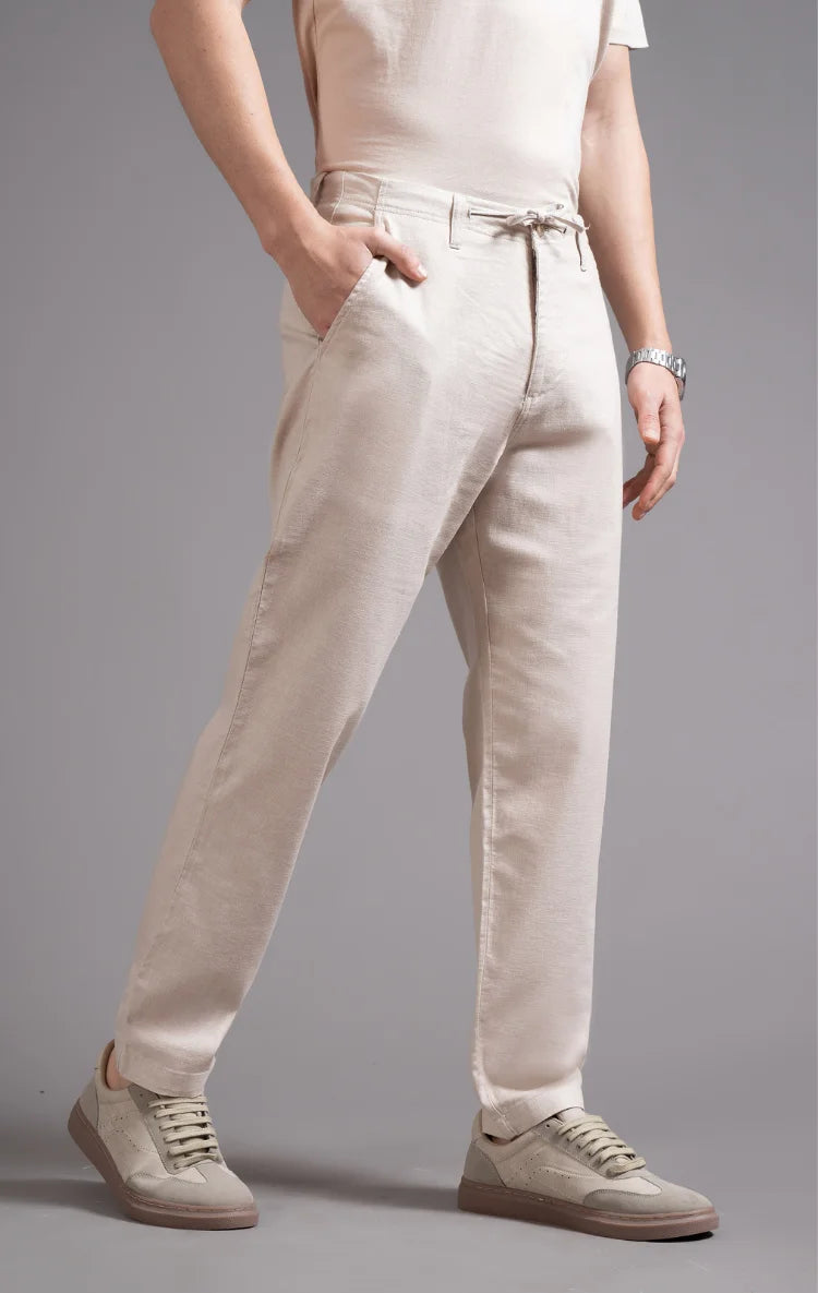 Men's DrawString  Regular Fit Chinos Trouser