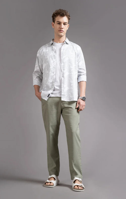 Men's DrawString  Regular Fit Chinos Trouser