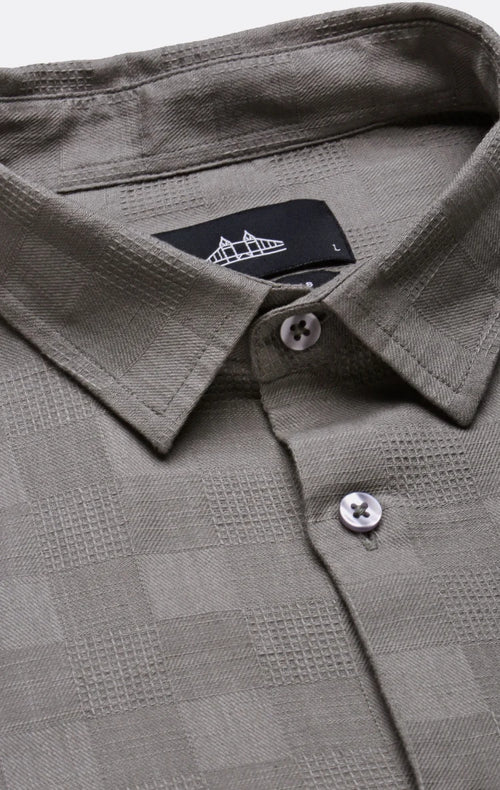 Men's Self Design Shirt