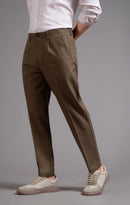Men's Single Pleated Regular Fit Trouser