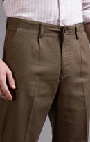 Men's Single Pleated Regular Fit Trouser