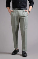 Men's Single Pleated Regular Fit Trouser