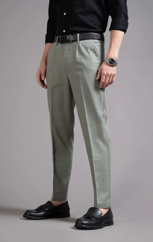 Men's Single Pleated Regular Fit Trouser