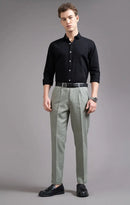 Men's Single Pleated Regular Fit Trouser