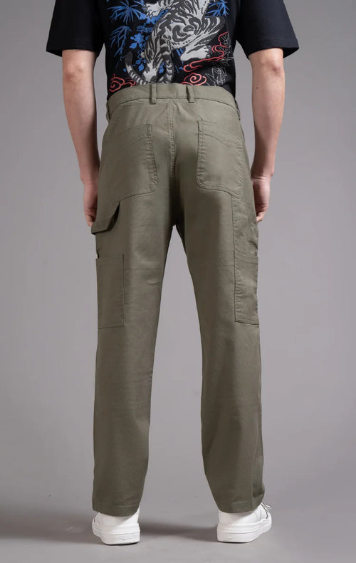 Men's Straight Fit Cargo Trouser