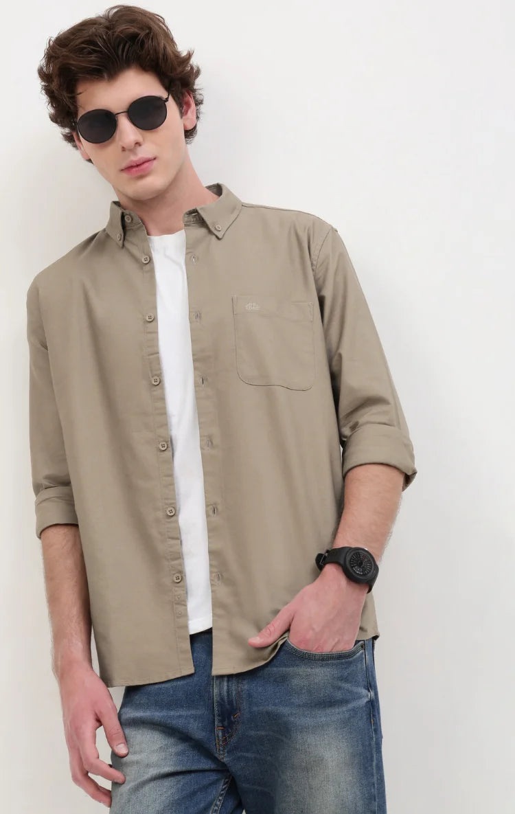Men's Window pane Slim Fit Shirt