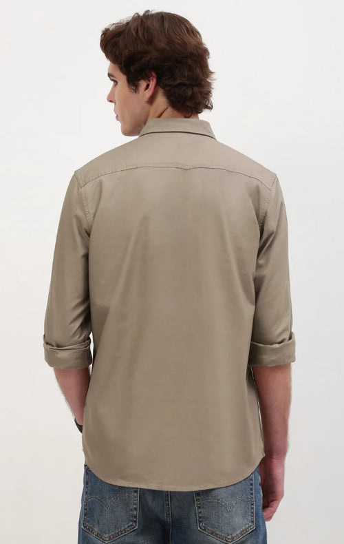 Men's Window pane Slim Fit Shirt
