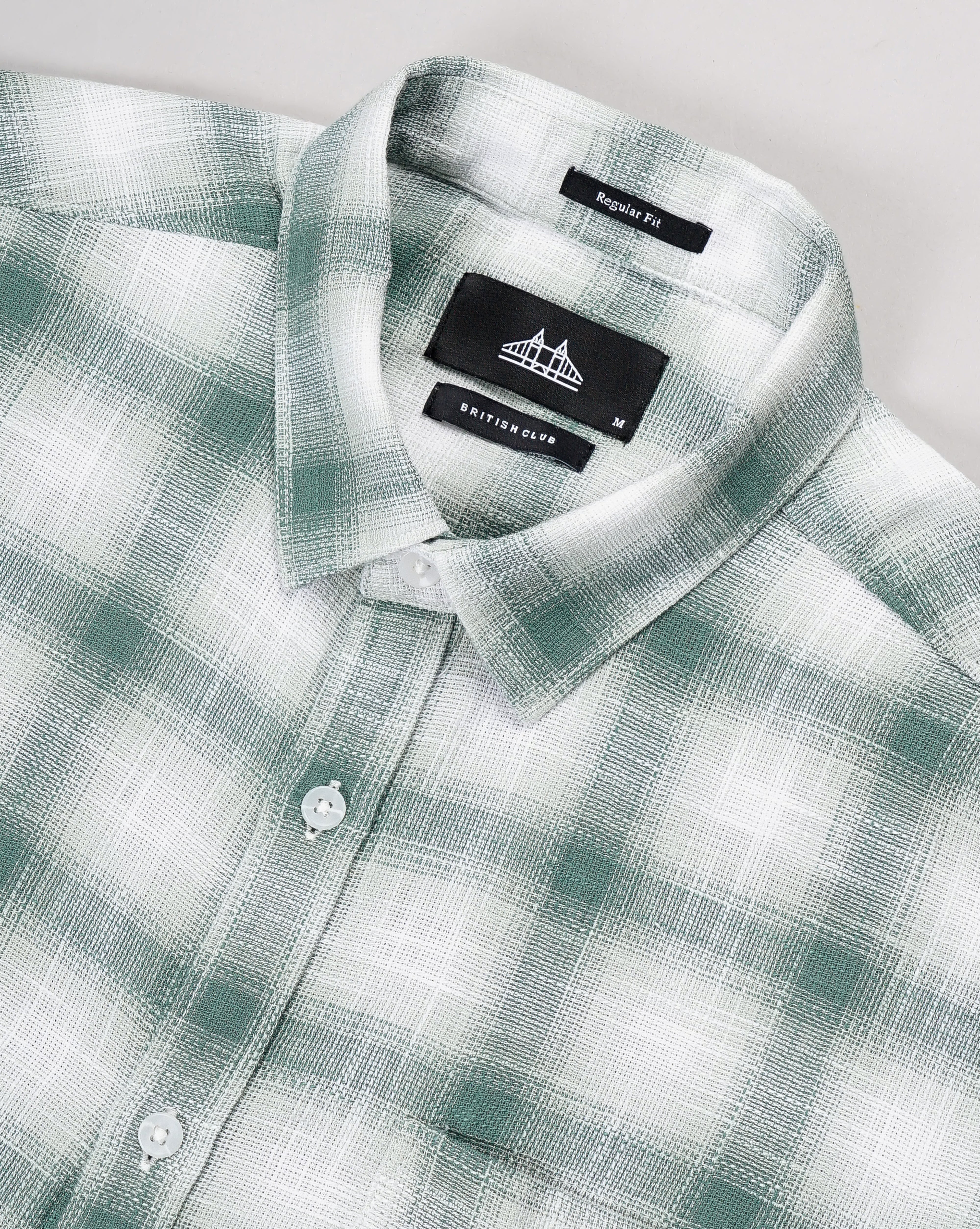 Men Smart Tartan Checks Checked Casual Shirt