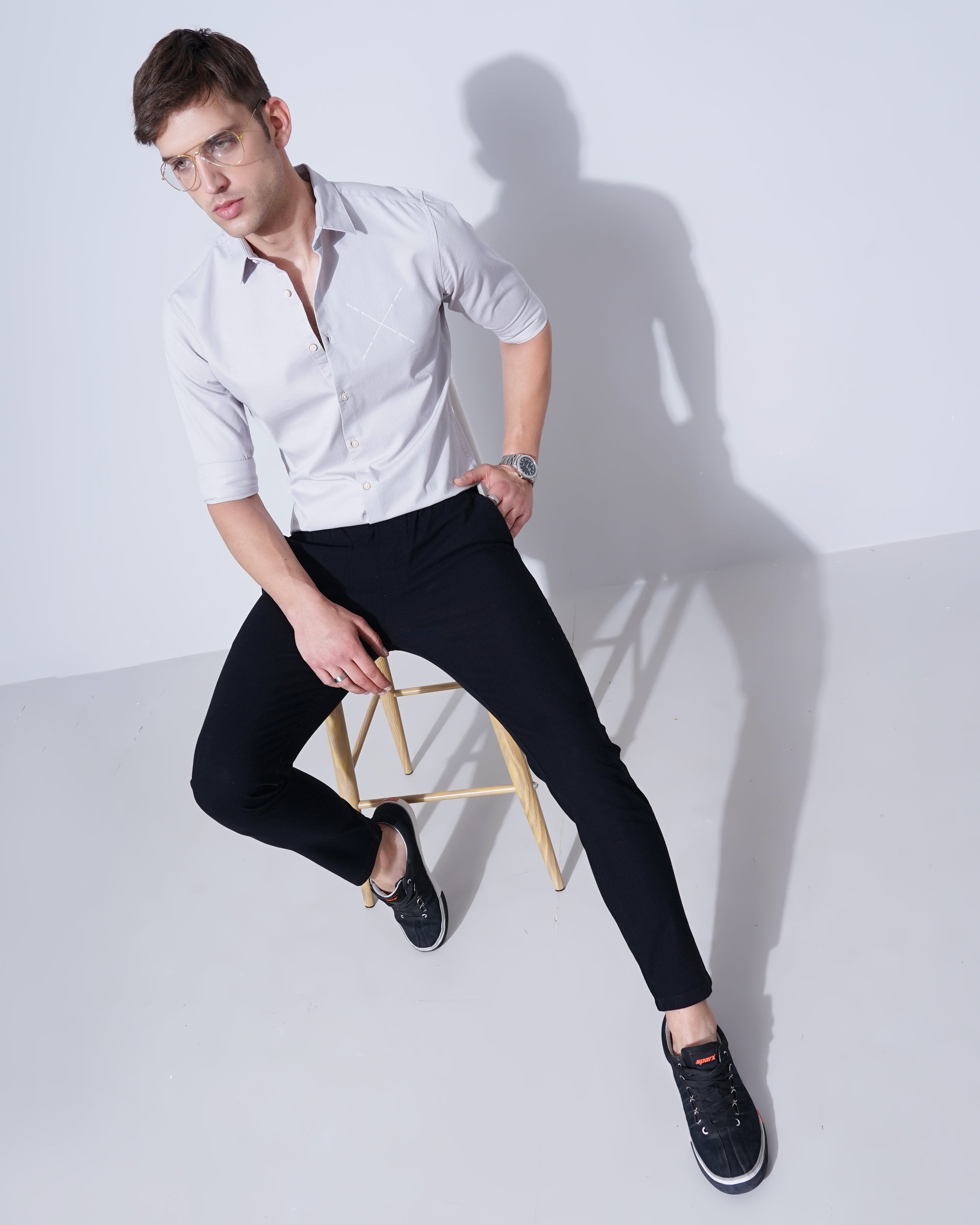 Men's Solid Casual Shirt