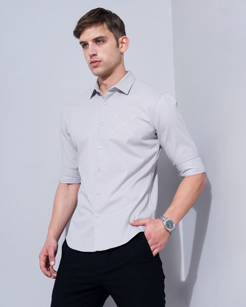 Men's Solid Casual Shirt
