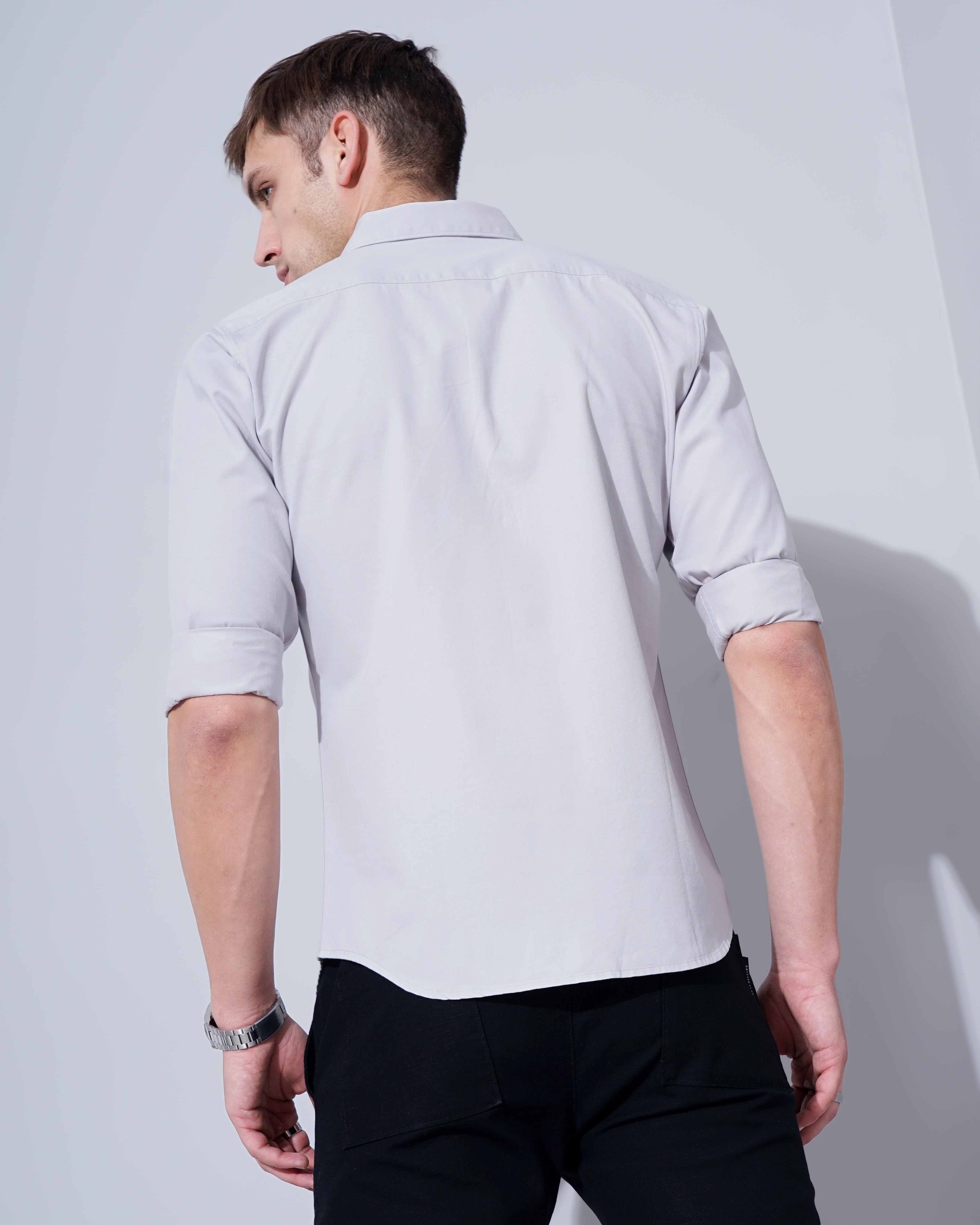 Men's Solid Casual Shirt