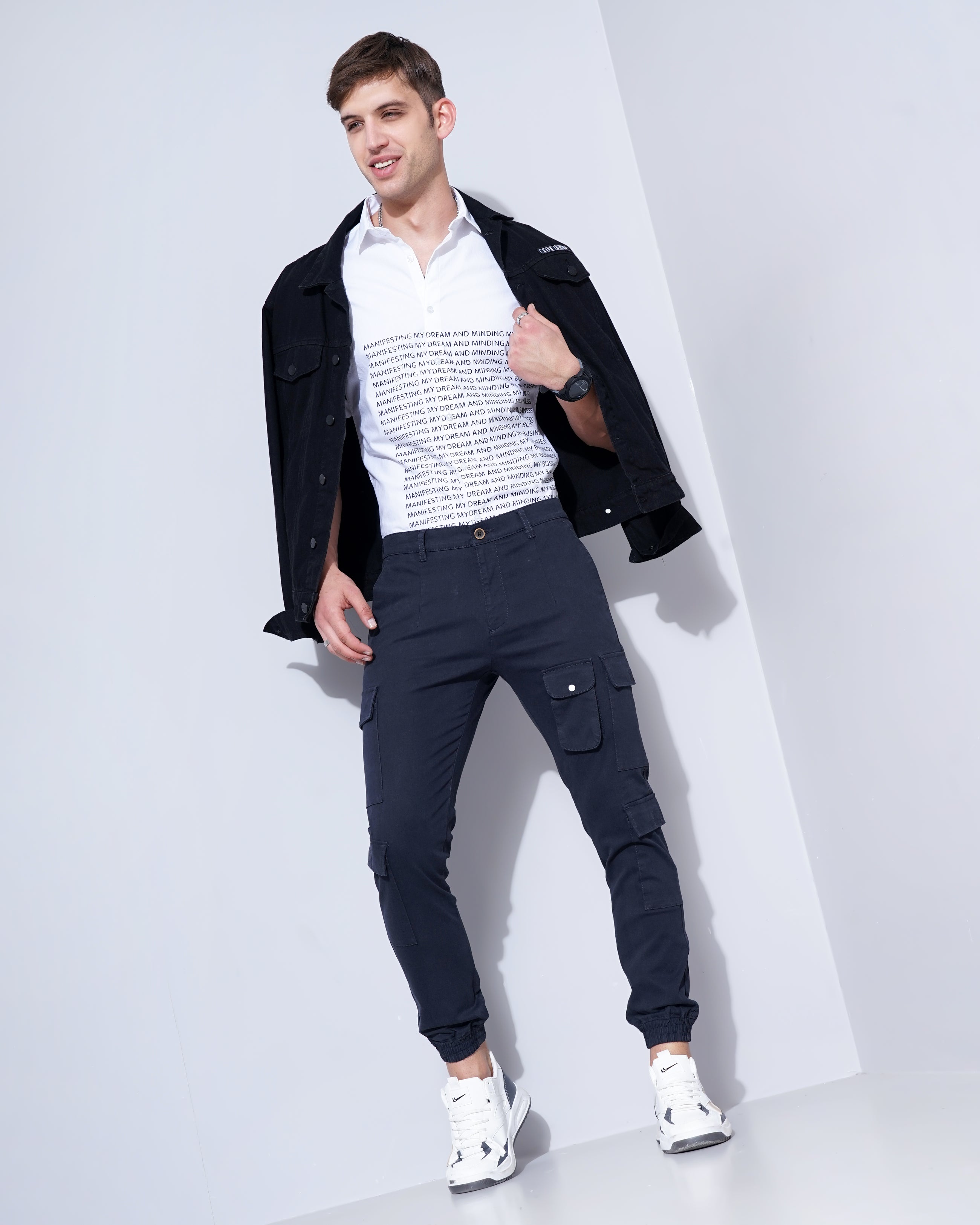 Slim Fit Cargo Joggers