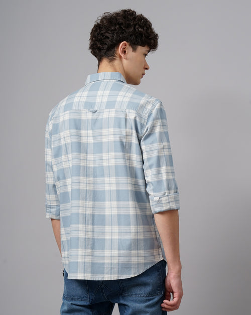 Men Standard Tartan Checks Opaque Checked Casual Shirt