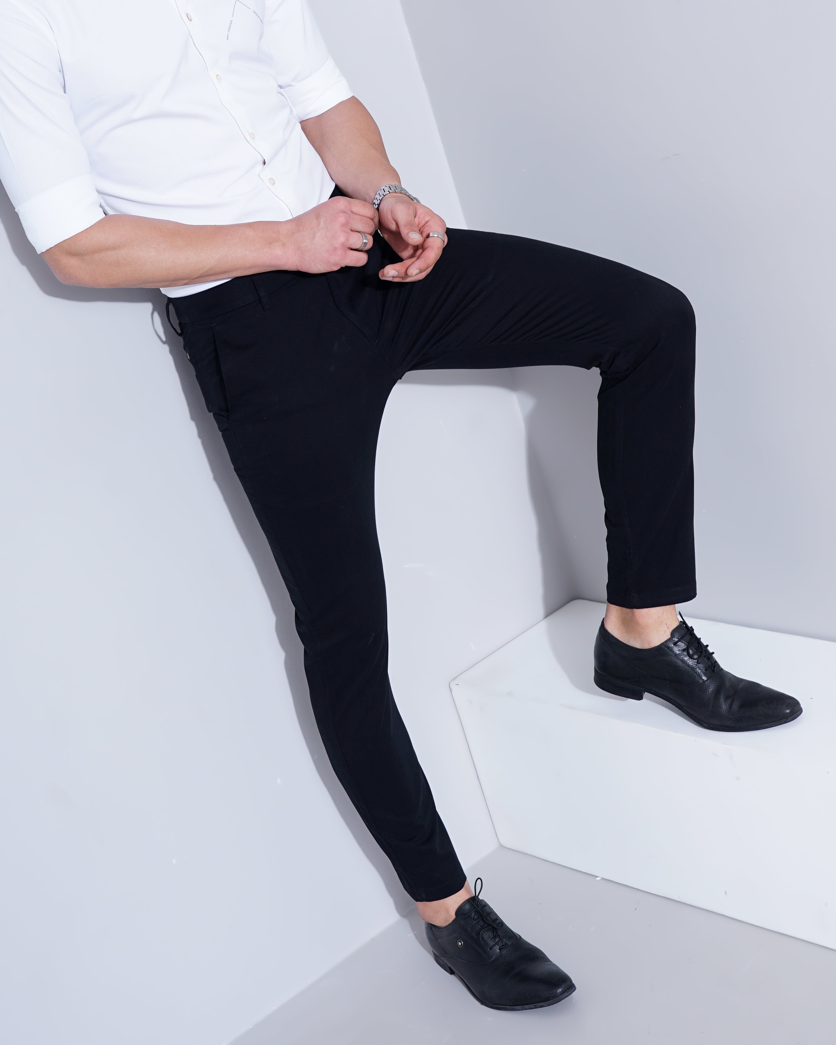 Slim Fit Flat-Front Chinos