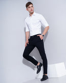 Slim Fit Flat-Front Chinos